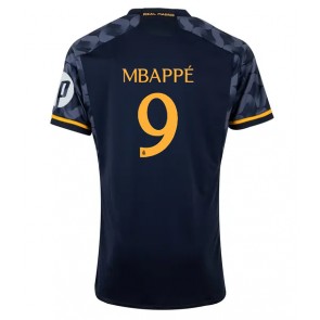 Real Madrid Kylian Mbappe #9 Gostujuci Dres 2023-24 Kratak Rukavima